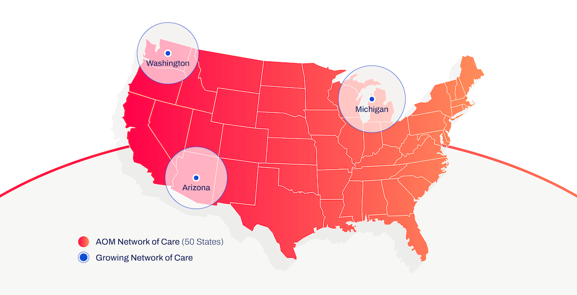 AOM Infusion is growing its network of care across the United States