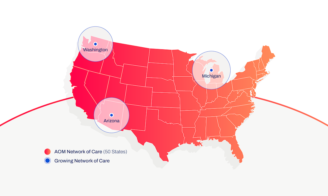 AOM Infusion is growing its network of care across the United States