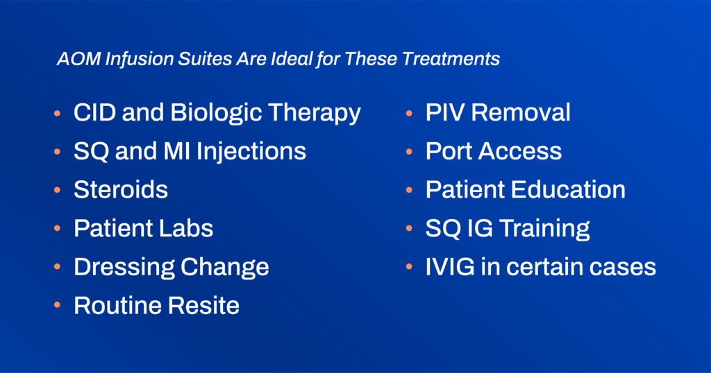 AOM Infusion Suites_Treatments